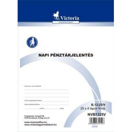 Napi Pénztárjelentés 25×4 B13-25/V