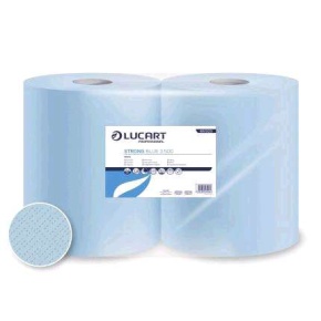 Ipari törlőpapír Lucart Strong Blue 3.500 3 rtg kék 2 tekercs/karton