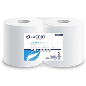 Ipari törlőpapír Lucart Strong CF 800/240 M hófehér  2 tekercs/karton