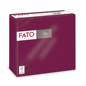 FATO Szalvéta Bordó 38*38cm 2rtg. 40 db/csomag, 30 csomag/karton