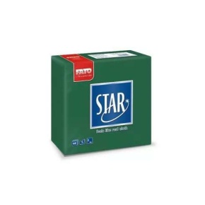 FATO Szalvéta Zöld 38*38cm 2rtg. 40 db/csomag, 30 csomag/karton