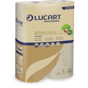 EcoNatural 6.3 kistekercses EÜ papír, 6 tekercs/csomag, 5 csomag/karton