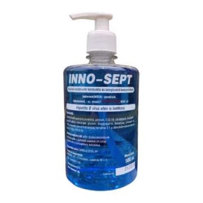 Inno-Sept fertőtlenítő kéztisztító szappan pumpás 0,5l