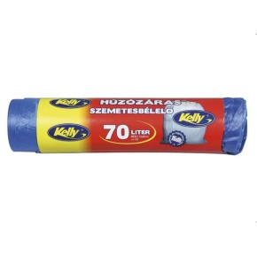Hulladékgyűjtő húzózáras Kelly 70L extra