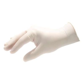 Latex kesztyű púdermentes Hycare 100db fehér"M"