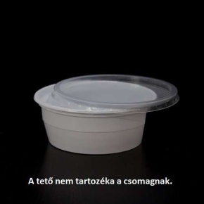 Eldobható mélytányér műanyag 50db/csomag 500ml  11cs/#