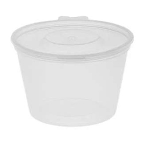 Egybefedeles öntetes, szószos tálka 60 ml - 50 db/csomag, PP