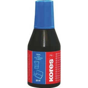 Festék  bélyegzőpárnára Kores 28ml kék