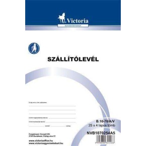 Szállítólevél 25x4 A/5  B.10-70/A/V
