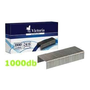 Tűzőkapocs 24/6 Victoria 1000 darab/doboz