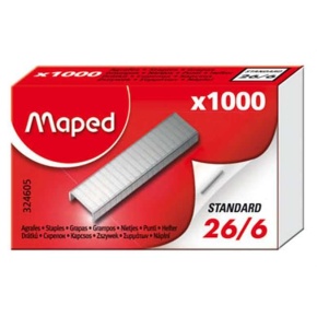 Tűzőkapocs 26/6 Maped 1000 darab/doboz