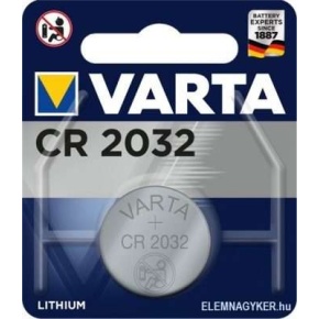 Gombelem, CR2032, 2 db, VARTA