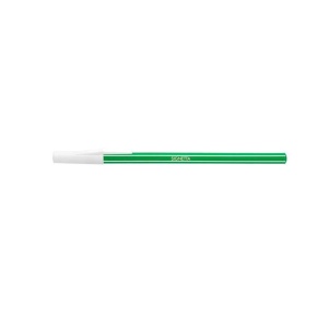 Golyóstoll, 0,7 mm, kupakos, ICO "Signetta", zöld