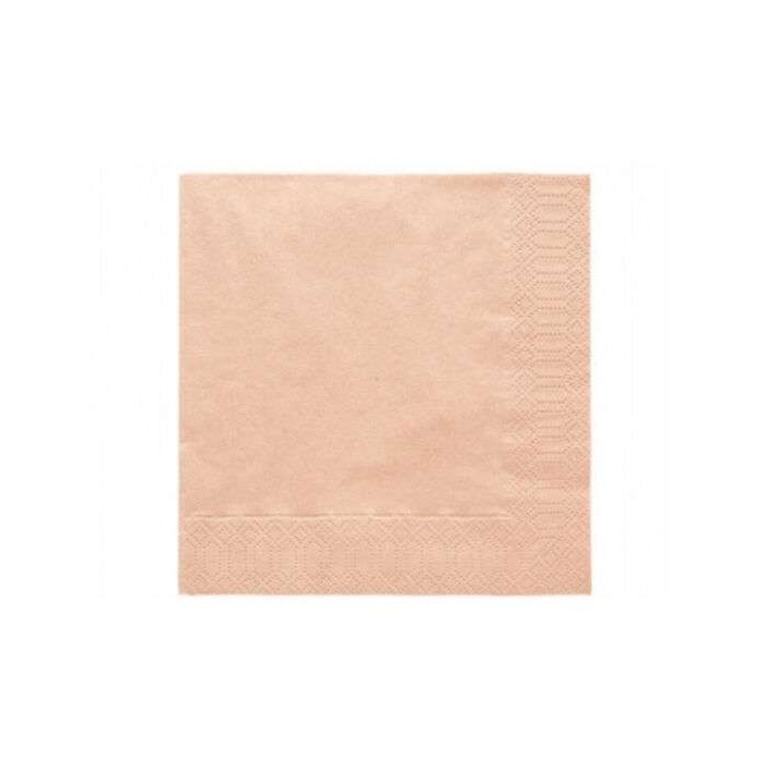 Platán szalvéta Barack 33*33cm 2 rtg.25db/csomag 80 csomag/karton