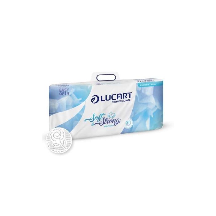 Lucart Strong 2.10 Eü. 2rtg. Hófehér 10 tek/csg, 8 csg/#