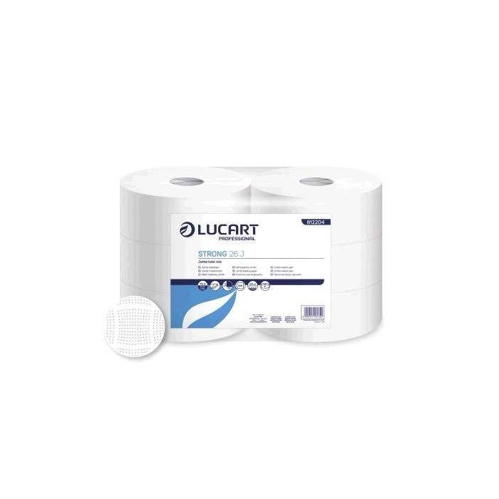 MAXI Lucart Strong 26J Eü 2rtg. Hófehér 6 tekercs/karton