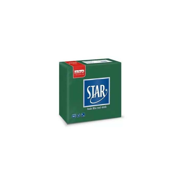 FATO Szalvéta Zöld 38*38cm 2rtg. 40 db/csomag, 30 csomag/karton