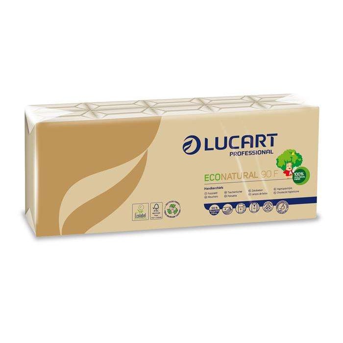 EcoNatural 90F papírzsebkendő 9db/csom., 10csom/bilszt, 24bilsz/karton