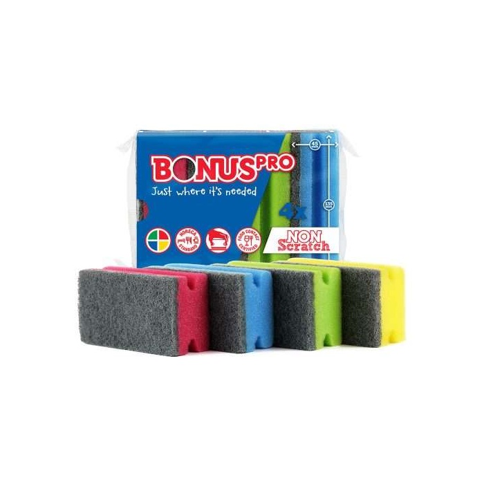 Bonus pro formázott mosogatószivacs Góliát 4db/cs