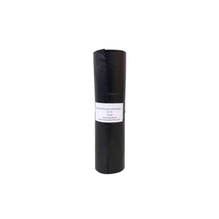 Hulladékgyűjtő zsák 70×80 -as 10db/tek  25 mikron, 50db /zsugor, 90L