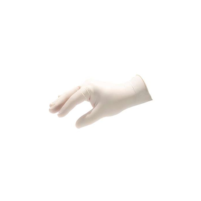 Latex kesztyű púdermentes Hycare 100db fehér"S"