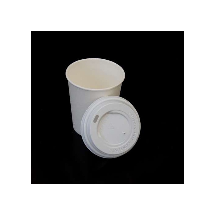 Eldobható tető 250ml pohárhoz csőrös ívólyukkal (KDL8) 100db/csomag