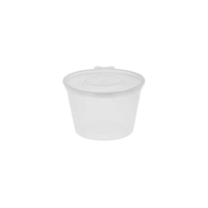 Egybefedeles öntetes, szószos tálka 60 ml - 50 db/csomag, PP