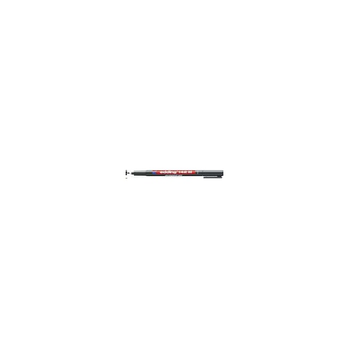 Alkoholos marker, 1 mm, EDDING "142 M", fekete
