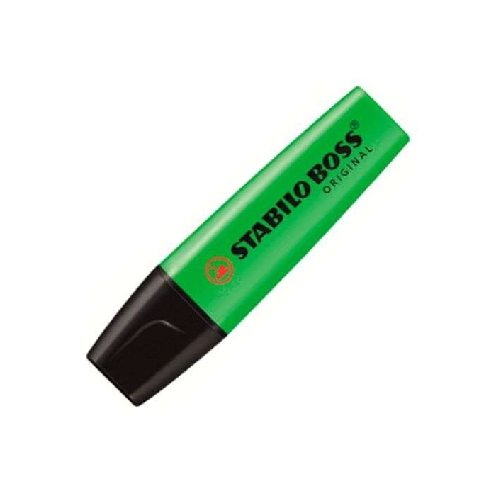 Szövegkiemelő, 2-5 mm, STABILO "Boss", zöld