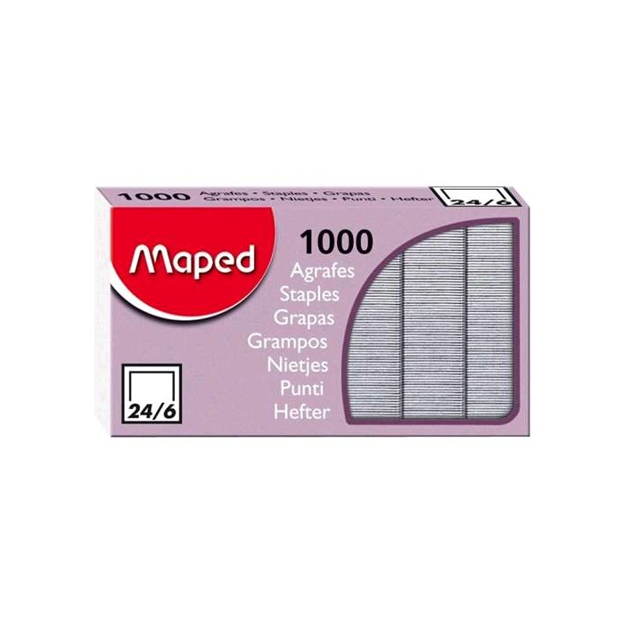 Tűzőkapocs 24/6 Maped 1000 darab/doboz