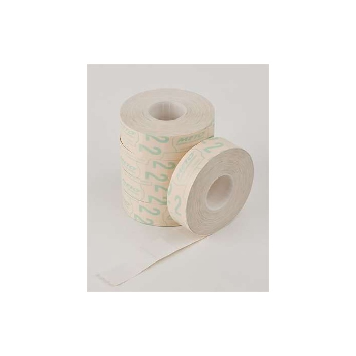 Árazógépszalag 19×16 mm Kétsoros Meto fehér 5tek/cs