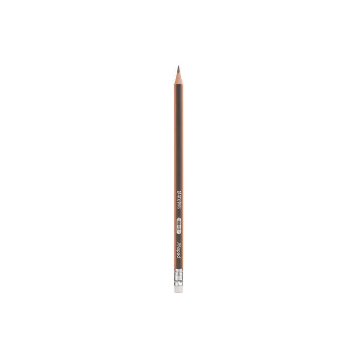 Ceruza Grafit Radírral, 2H, Maped Black'Peps