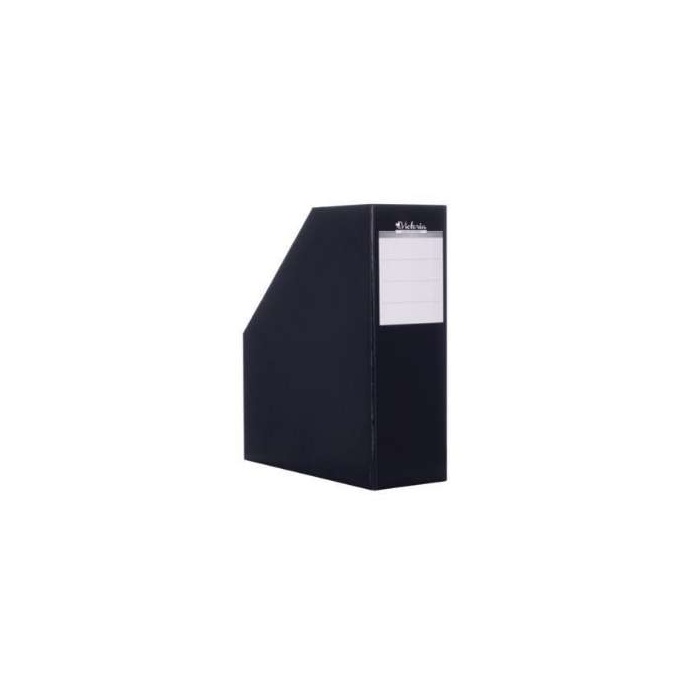Iratpapucs, karton, 90 mm, VICTORIA OFFICE, fekete