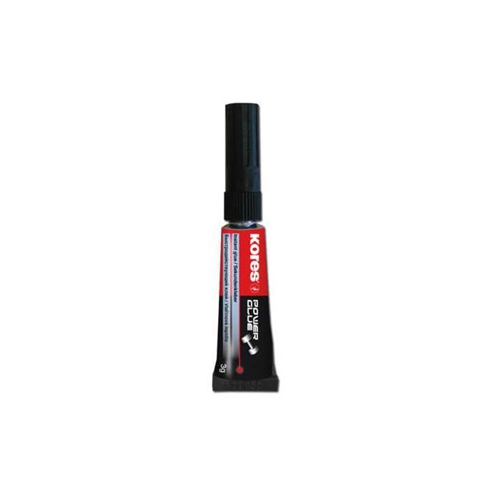 Pillanatragasztó, 3 g, KORES "Power Glue"
