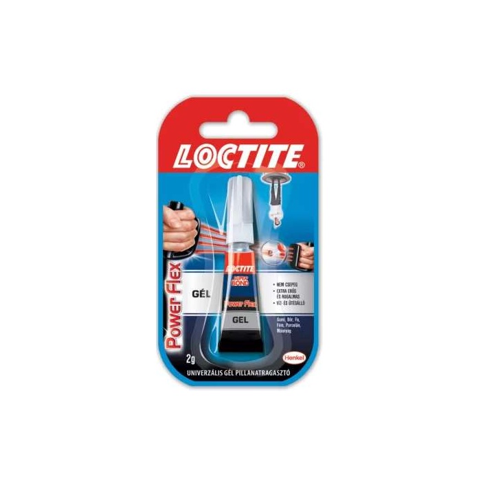 Loctite Super Bond Power Flex 2 g pillanatragasztó gél