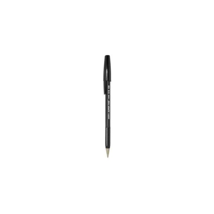 Golyóstoll, 0,21 mm, kupakos, ZEBRA "H-8000" fekete