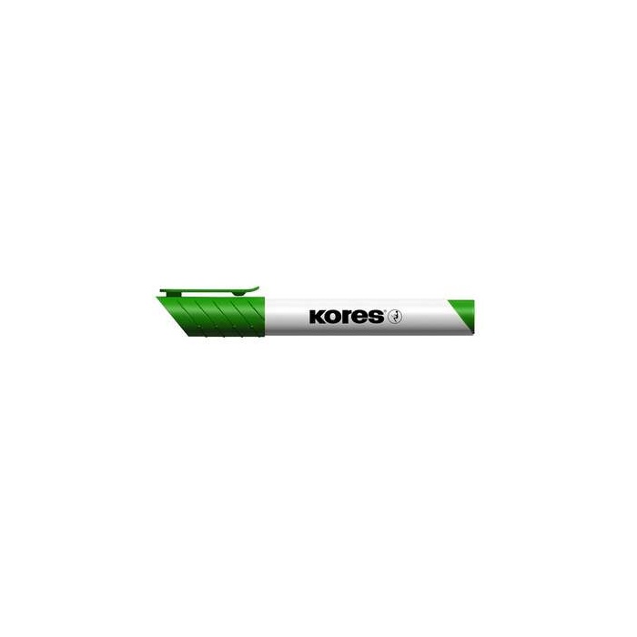 Tábla- és flipchart marker, 3 mm, kúpos, KORES "K-Marker XW1", zöld