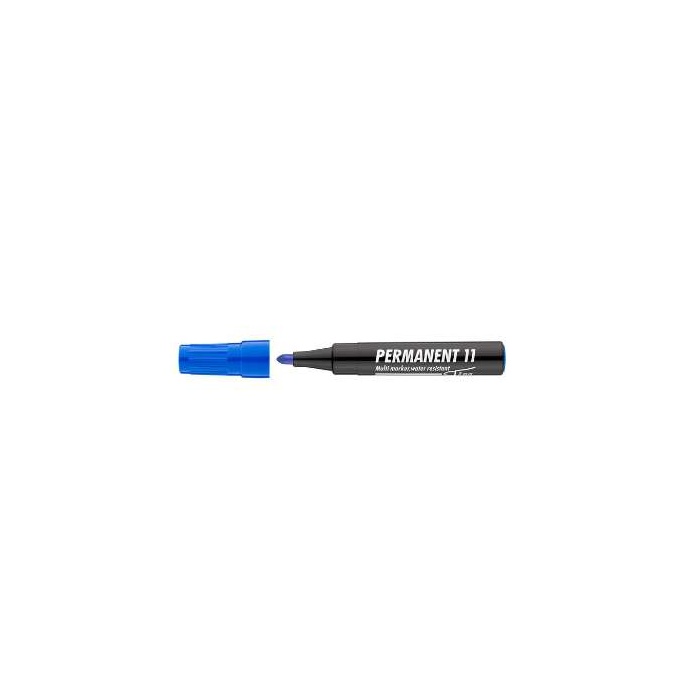 Alkoholos marker, 1-3 mm, kúpos, ICO "Permanent 11", kék