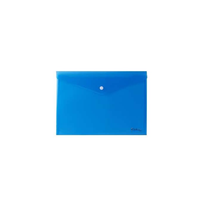 Irattartó tasak, A4, PP, patentos, VICTORIA OFFICE, kék